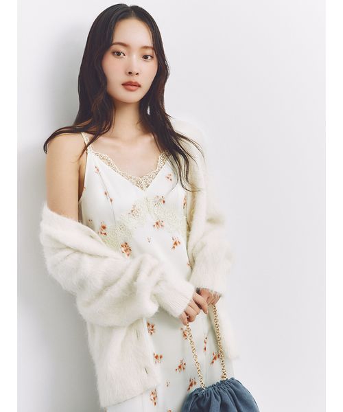 限定カラー】レーストリムキャミワンピース(508580121)｜阪急百貨店