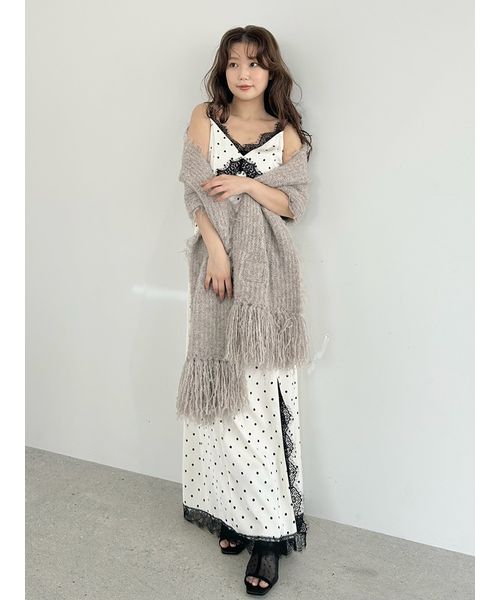 限定カラー】レーストリムキャミワンピース(508580121)｜阪急百貨店