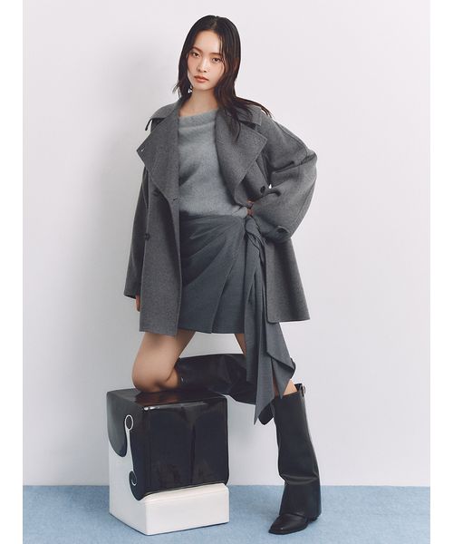 フォックスカシミアオフショルニットトップス(508580177)｜阪急百貨店