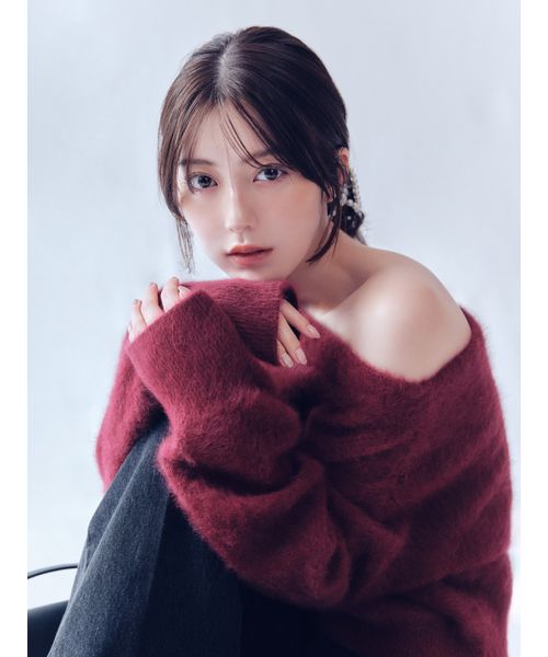 フォックスカシミアオフショルニットトップス(508580177)｜阪急百貨店