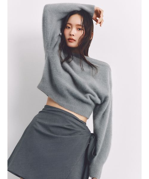 【FRAY I.D】フォックスカシミアオフショルニットトップス BRD フォックスカシミアオフショルニットトップス(ニット)｜トップス｜FRAY