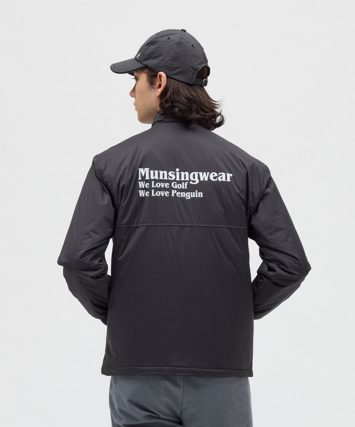 マンシングウェア Munsingwear はっ水裏キルティング前開き