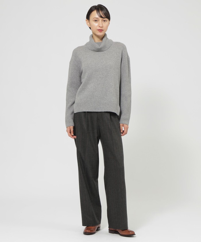 WEB・一部店舗限定】ウールブレンドストライプ パンツ(508567460