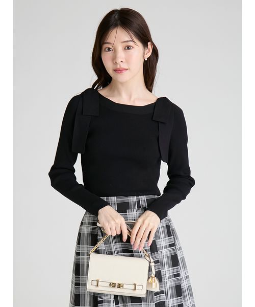 ビジューツイストバックルショルダーバッグ(508584530)｜阪急百貨店