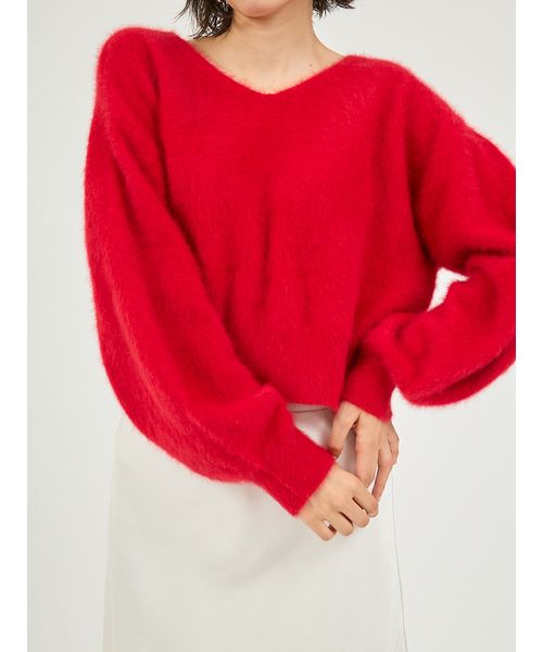 フォックスカシミヤ2wayニットトップス(508586519)｜阪急百貨店