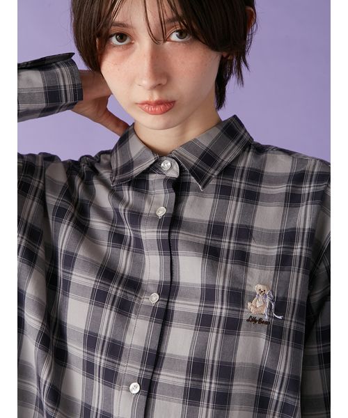 Lily Bearチェックオーバーシャツ(508586527)｜阪急百貨店公式通販
