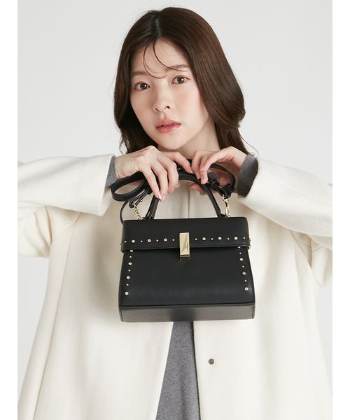 リュタン】ビジュースタッズポシェット（M）(508381613)｜阪急百貨店