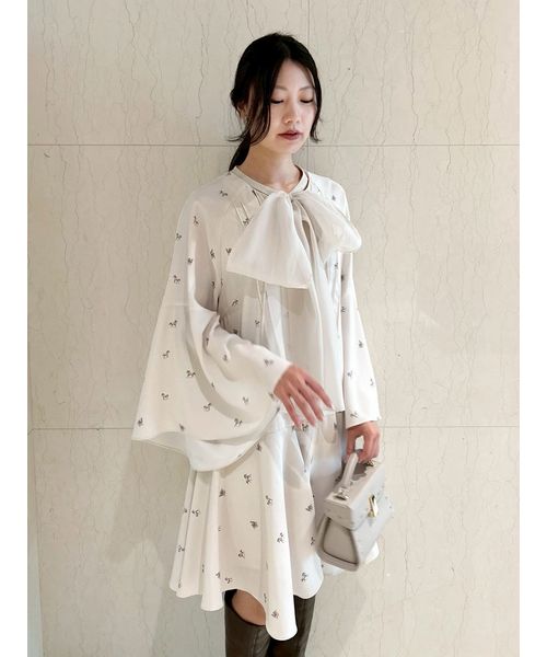 ビッグリボンフレアワンピース(508584379)｜阪急百貨店公式通販サイト