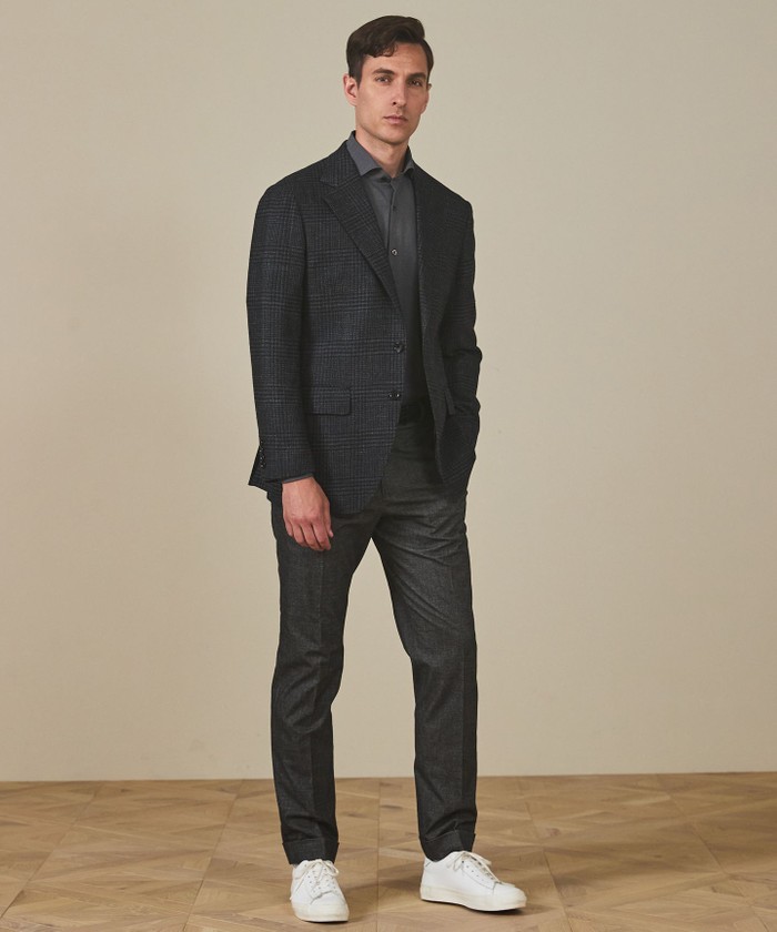 Ermenegild Zegna/ゼニア】トロフェオ カシミヤ ジャケット_グ