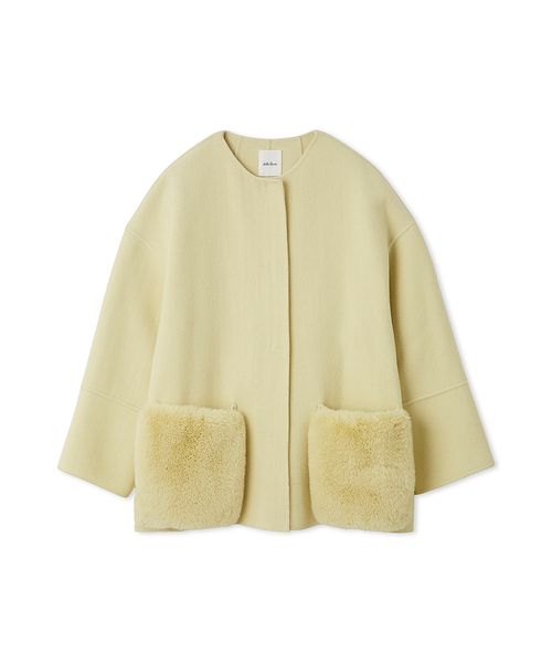 WEB限定カラー】2wayファーポケットリバーコート(508487929)｜阪急