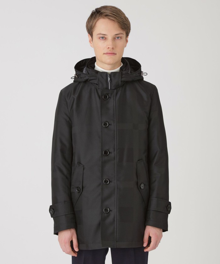 シャドーチェック10monthショートパーカー(508576634)｜HANKYU MEN'S