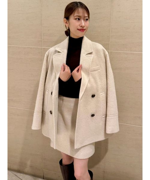 オーバーサイズウールシャギージャコット(508590969)｜阪急百貨店公式