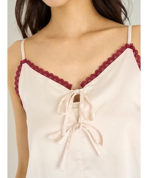 レースサテンキャミソール(508591311)｜阪急百貨店公式通販サイト