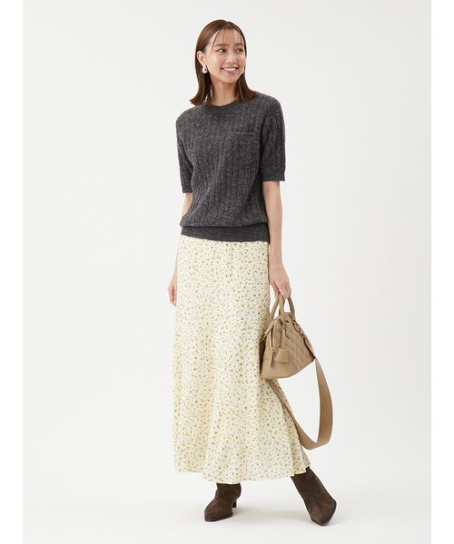 フラワープリントナロースカート(508591320)｜阪急百貨店公式