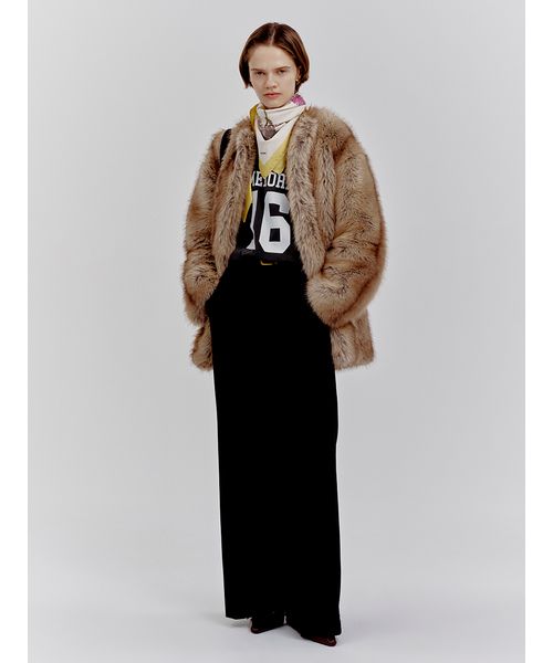 マルチマテリアルノーカラーファーコート(508596238)｜阪急百貨店公式