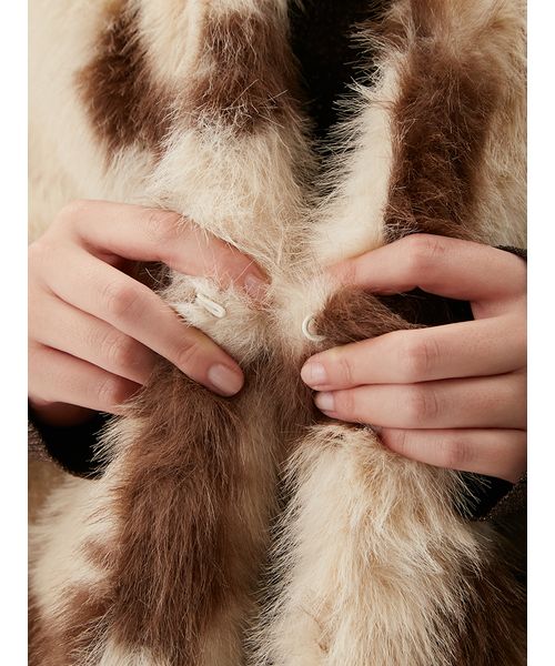 マルチマテリアルノーカラーファーコート(508596238)｜阪急百貨店公式