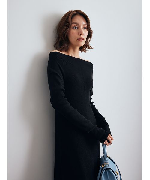 マルチWAYオフショルダーリブニットワンピース(508596545)｜阪急百貨店