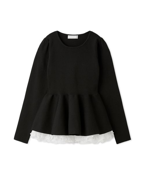 ペプラムドッキングニットプルオーバー(508584603)｜阪急百貨店公式