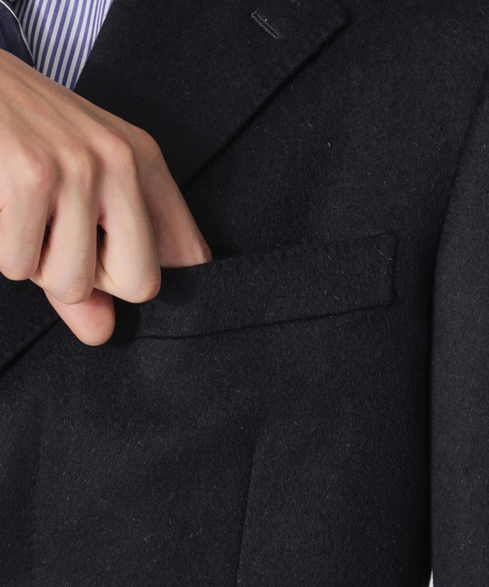 エクリュ チェスターコート MERCURYDUO コート チェスターコート シャギーロングチェスター