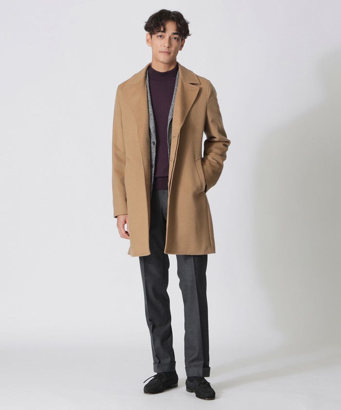 HOUSTON】カシミヤ混ビーバーシングルアルスターコート(508498581