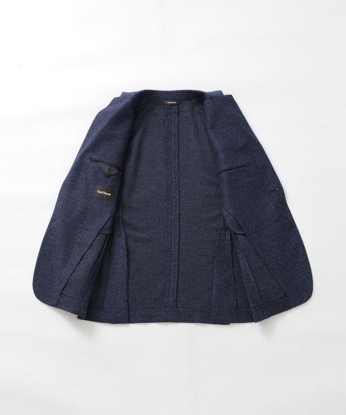 ブークレー千鳥ジャージージャケット(508498584)｜HANKYU MEN'S