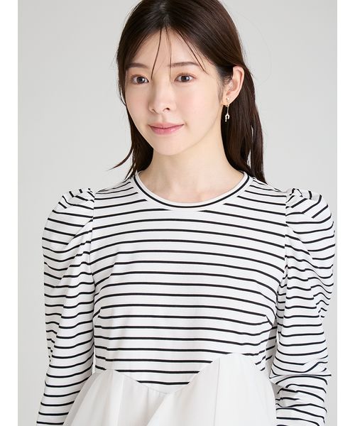 ペプラムドッキングカットトップス(508602194)｜阪急百貨店公式通販