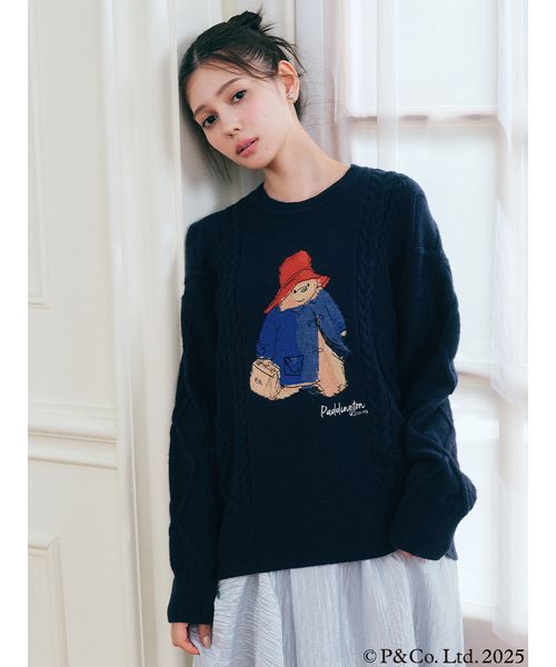 パディントン(TM)×CELFORD】ケーブルニットプルオーバー(508602207