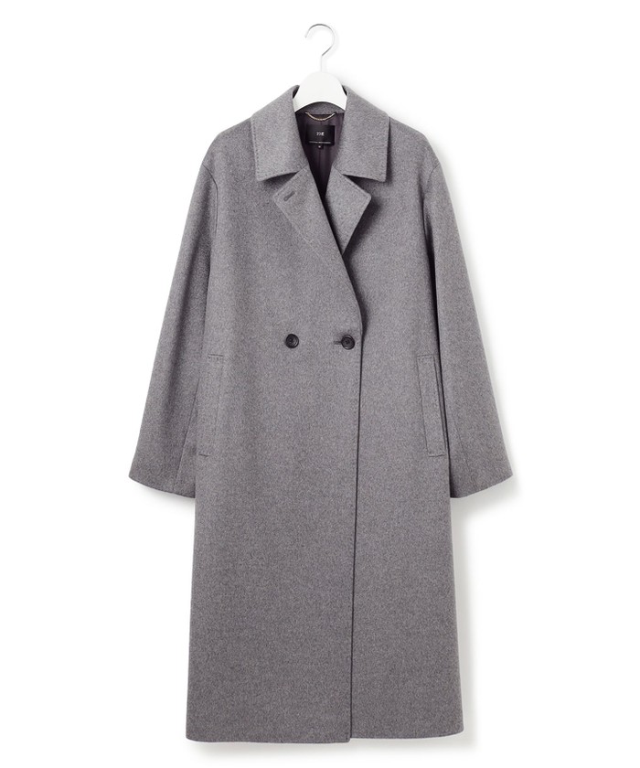 COLOMBOカシミヤビーバー ダブルフロント チェスターコート(508602629