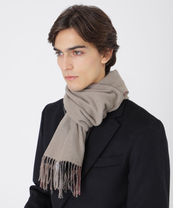 クレストブリッジチェックリバーシブルマフラー(508596454)｜HANKYU