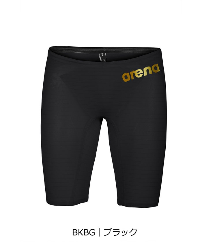 アリーナ☆ POWERSKINCARBON-AIR2ブラック 競泳水着】【POWERSKINCARBON－AIR2】ハーフスパッツ｜公式大会