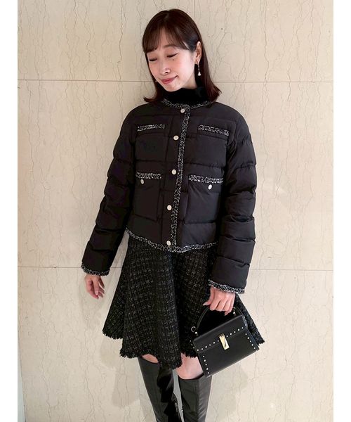 トリムデザインキルティングジャケット(508584522)｜阪急百貨店公式