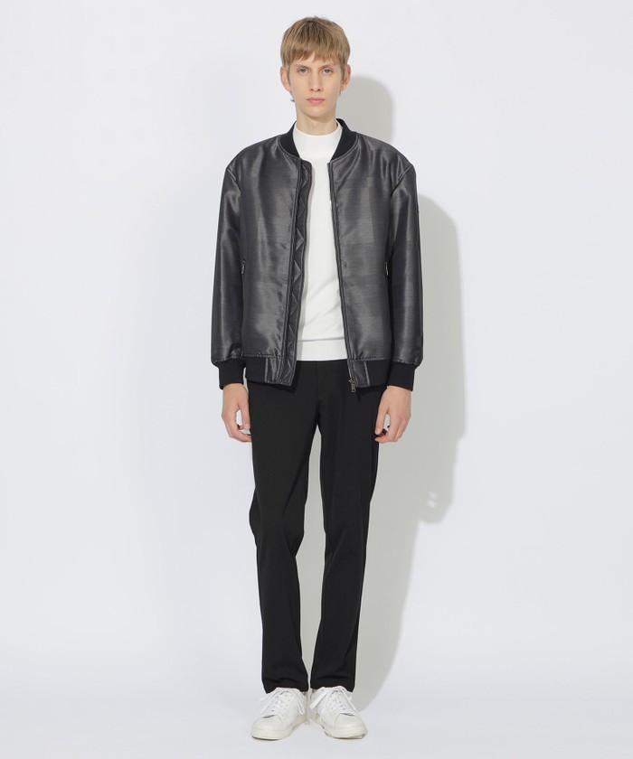WEB限定】シャドーチェックパデッドMA－1(508585757)｜HANKYU MEN'S