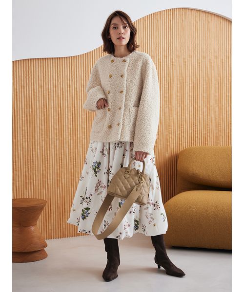 金釦カールファージャケット(508596942)｜阪急百貨店公式通販サイト