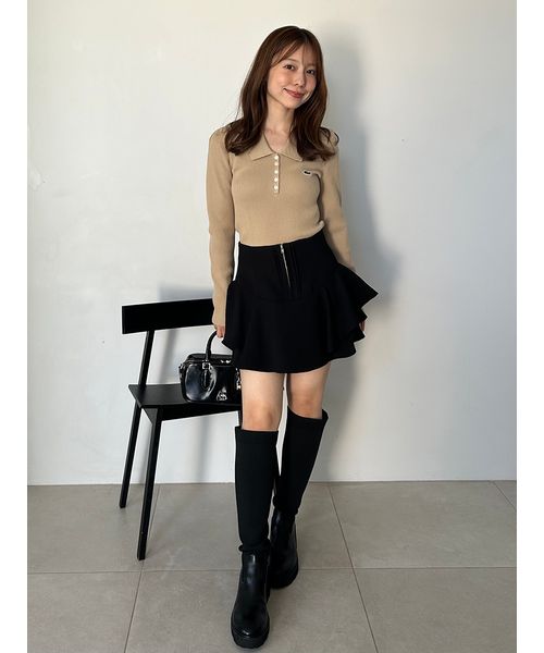 レイヤードフリルミニスカショーパン【カンヘウォン着用】(508604519