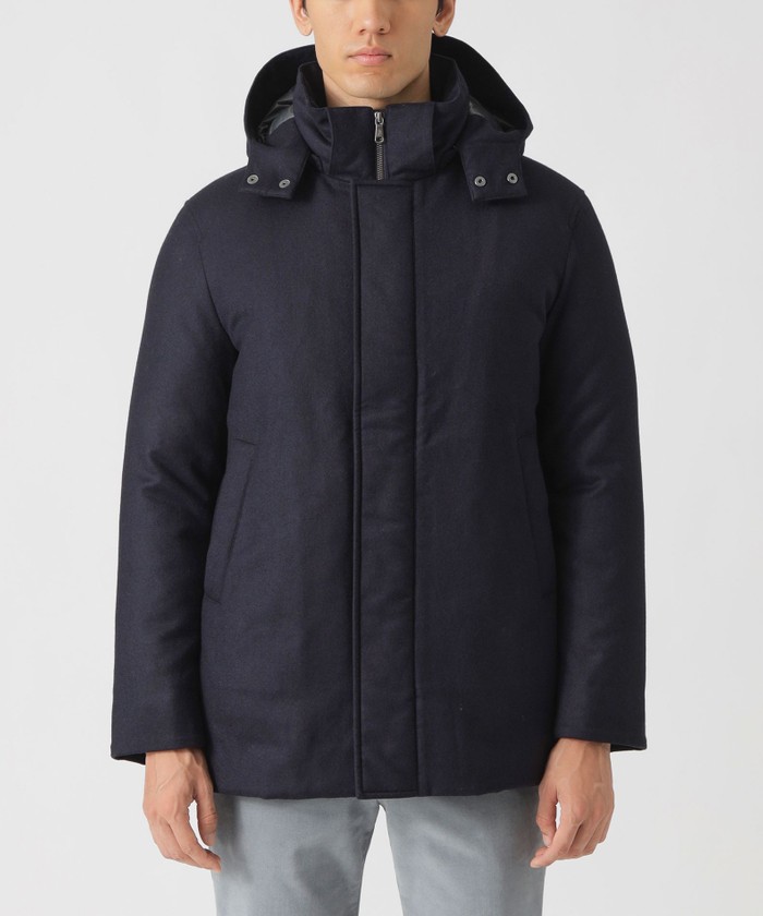 ウールフランネルシェルダウンコート(508498589)｜HANKYU MEN'S / 阪急