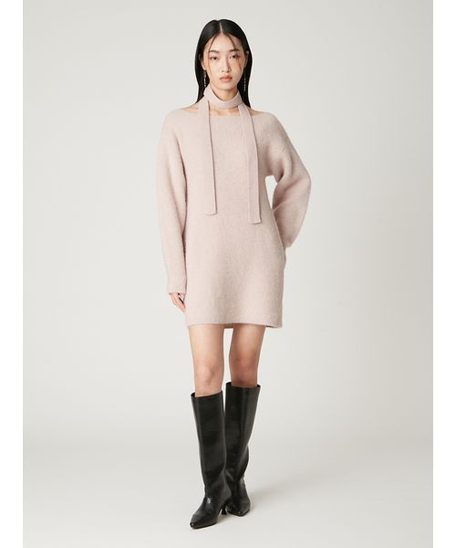 フォックスウールミニニットワンピース(508580168)｜阪急百貨店公式