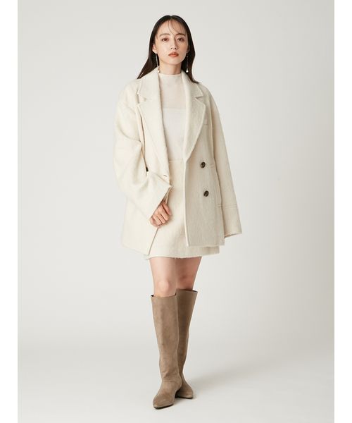 オーバーサイズウールシャギージャコット(508590969)｜阪急百貨店公式
