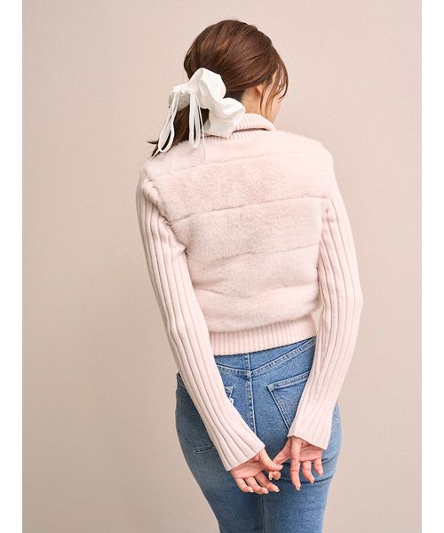 ファーニットブルゾン【カンヘウォン着用】(508606767)｜阪急百貨店