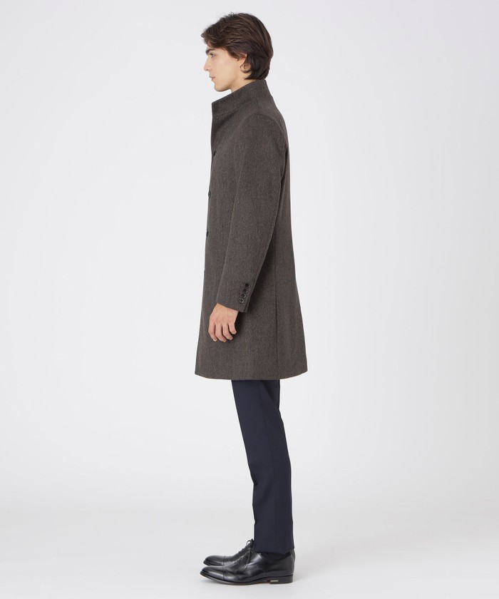 カルゼビーバースタンドカラーコート(508576626)｜HANKYU MEN'S / 阪急