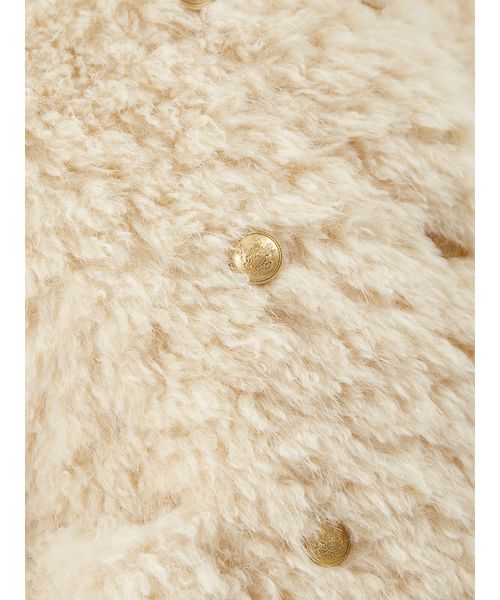 金釦フェイクファー短丈ジャケット(508607710)｜阪急百貨店公式通販