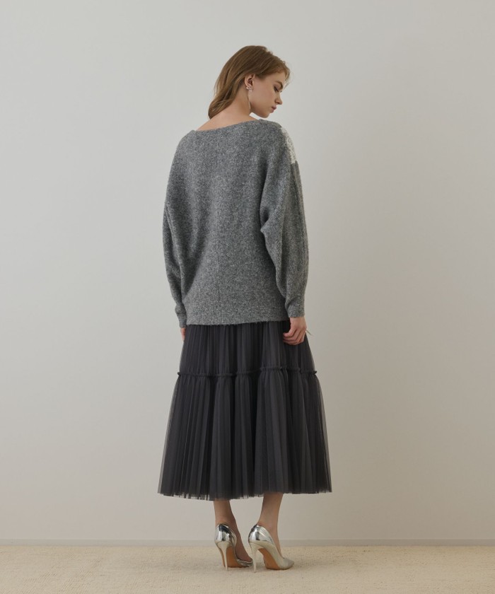 レースドルマンニットトップ本日お安く出して ます！ レースドルマンニットトップ(508608930)｜阪急百貨店公式通販サイト