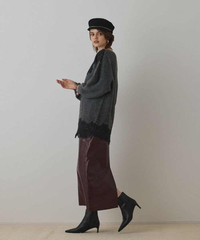 レースドルマンニットトップ本日お安く出して ます！ レースドルマンニットトップ本日お安く出して ます！ GRACE