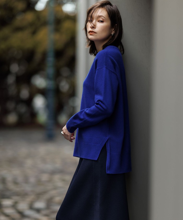 NEIGHBORHOOD カシミヤクルーニット 新色追加・洗える】ソフトカシミヤミックス クルーネックニット