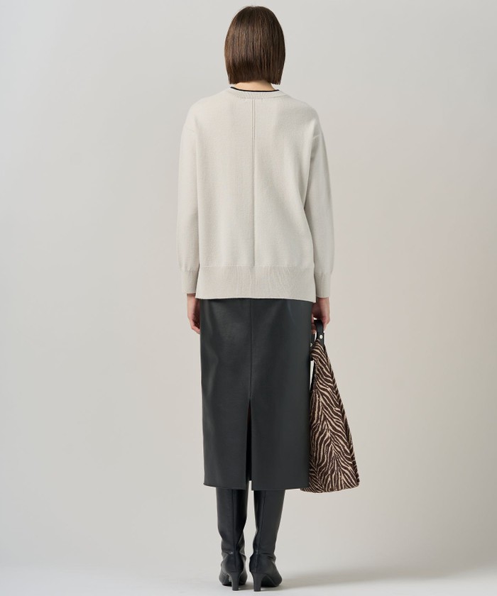 NEIGHBORHOOD カシミヤクルーニット 新色追加・洗える】ソフトカシミヤミックス クルーネックニット