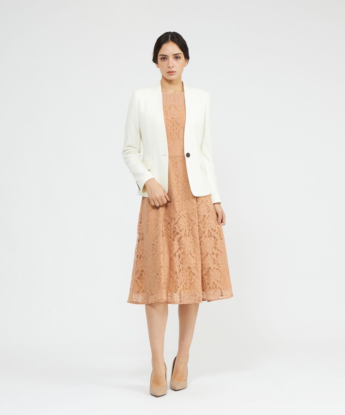 リバーレースコンビ フレアドレス(508602035)|阪急百貨店公式通販 リバーレースコンビ フレアドレス(508602035)|阪急百貨店公式通販