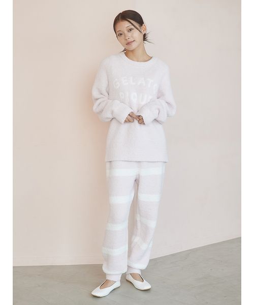 パウダーロゴジャガードプルオーバー＆ロングパンツセット(508615040