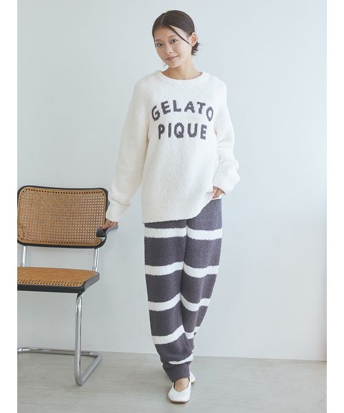 パウダーロゴジャガードプルオーバー＆ロングパンツセット(508615040