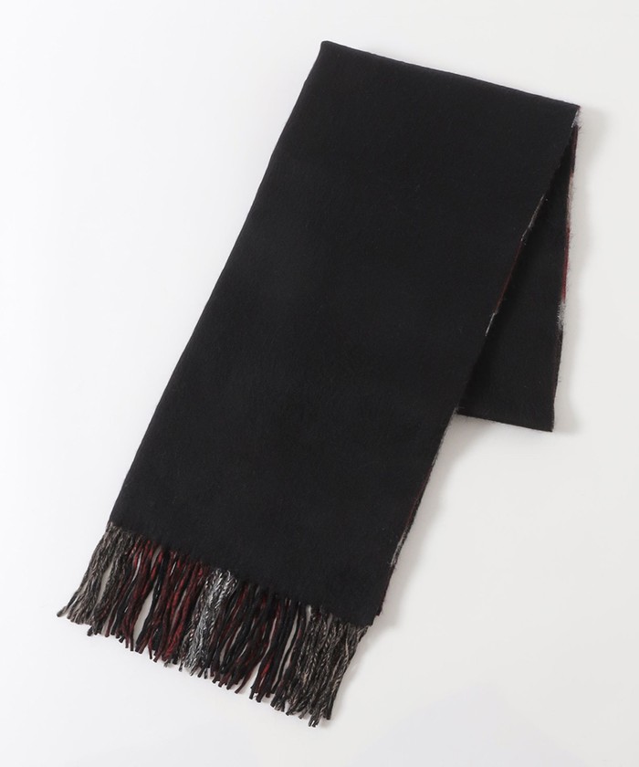 一部店舗限定】リバーシブルクレストブリッジチェックストール