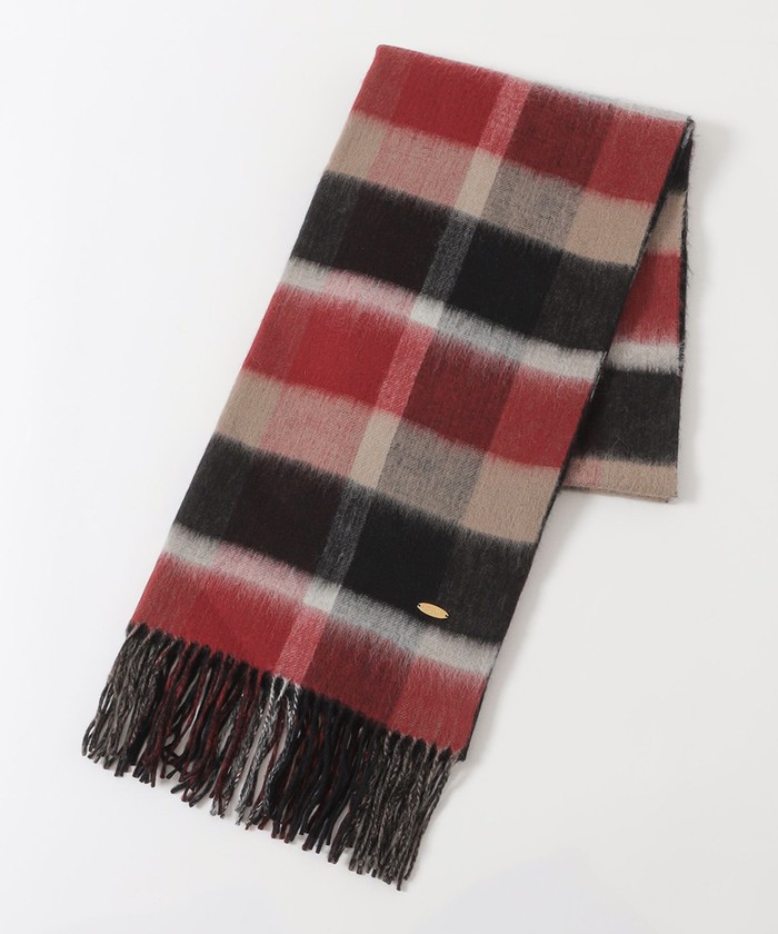 一部店舗限定】リバーシブルクレストブリッジチェックストール