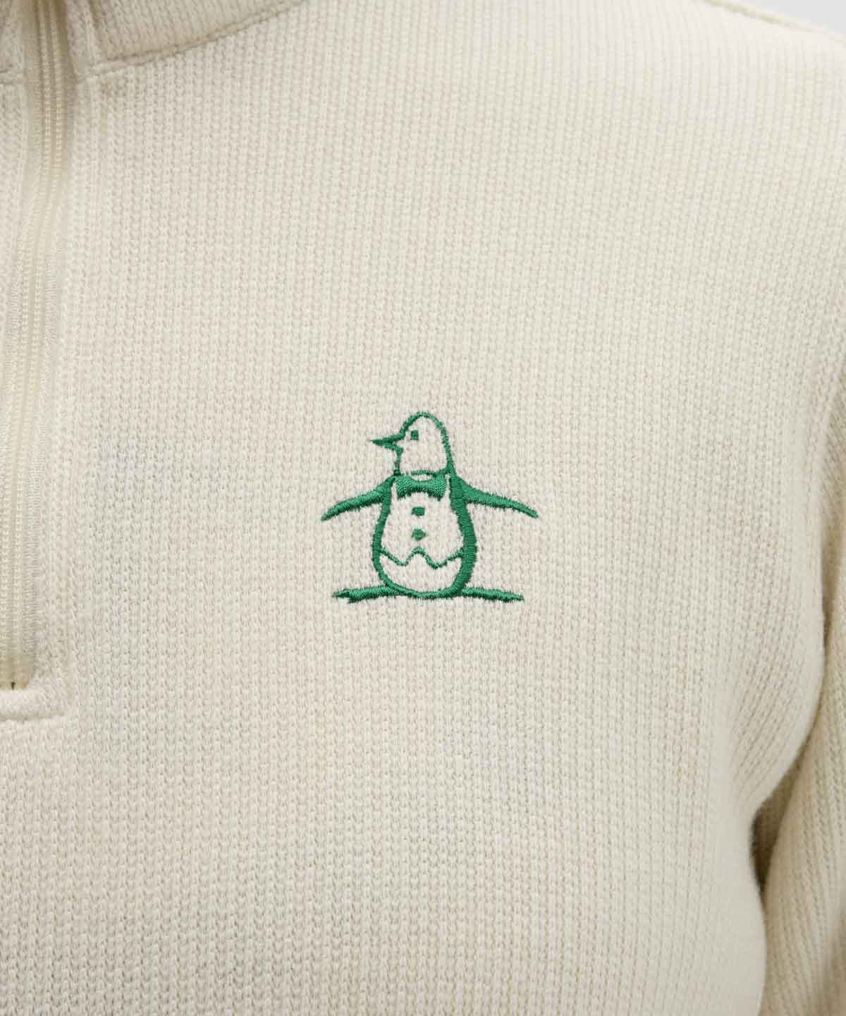 マンシングウェア Munsingwear 吸湿発熱スタンドカラーハーフジップ